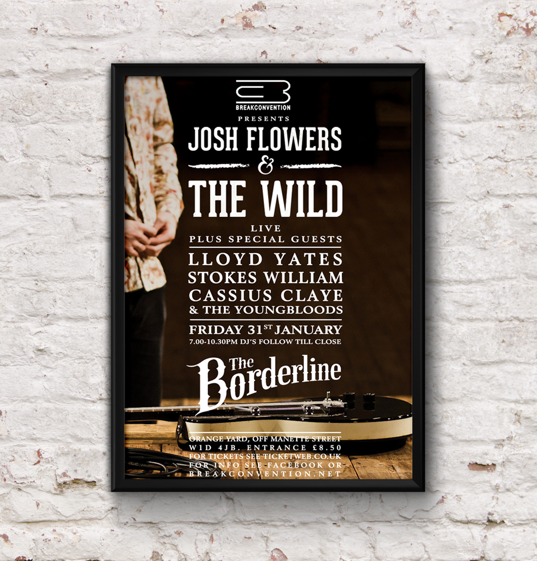 Josh Flowers & The Wild - Borderline, London 31.01.14