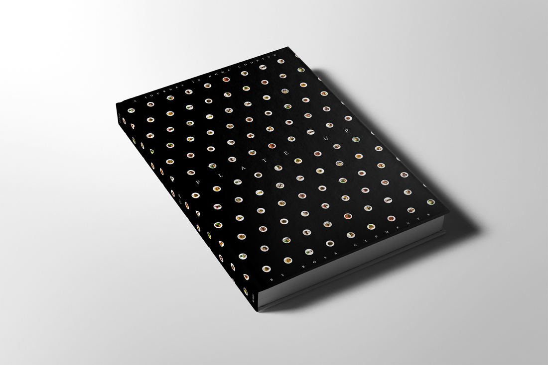 Plate up book Cover Mock up
