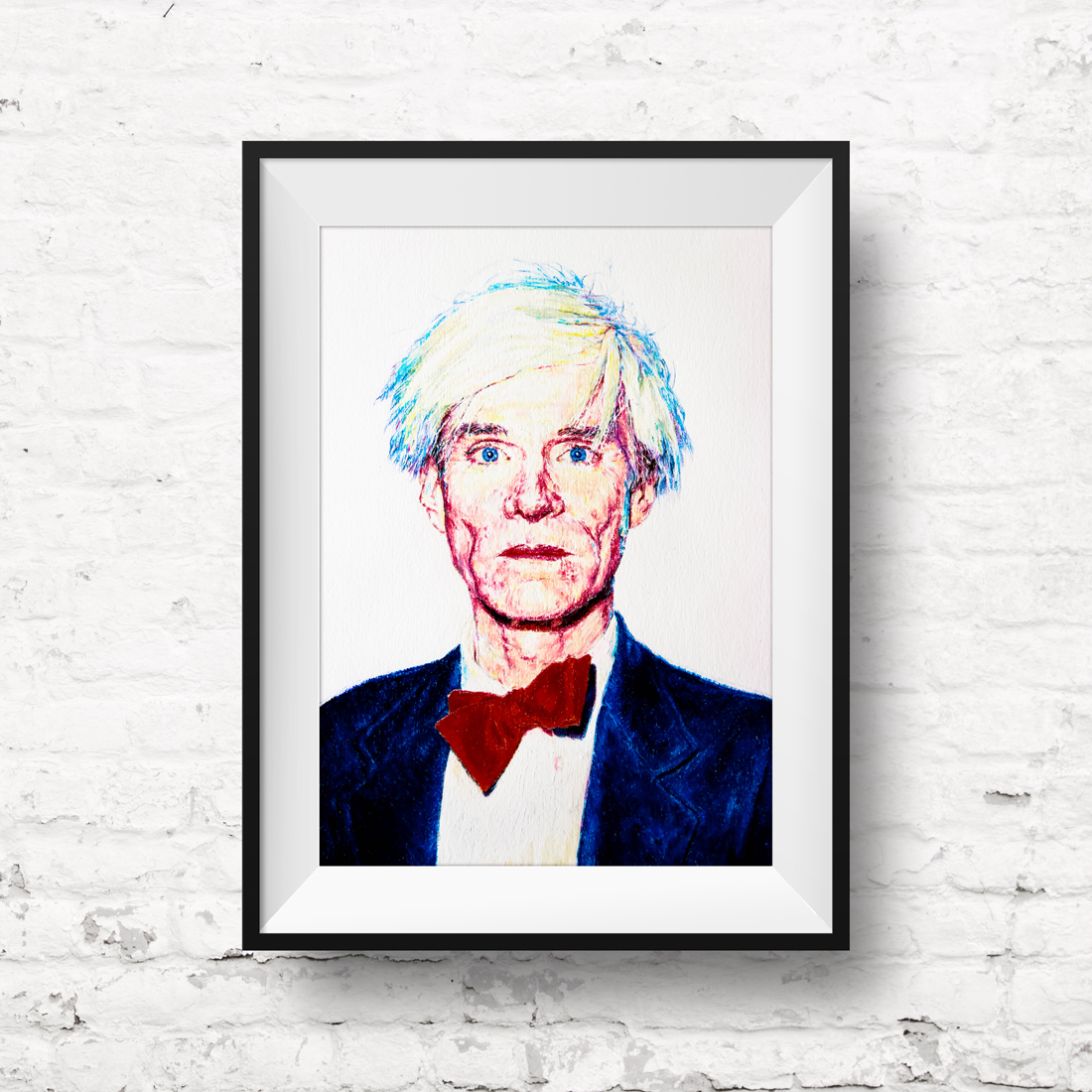 Andy Warhol - Oil Pastel